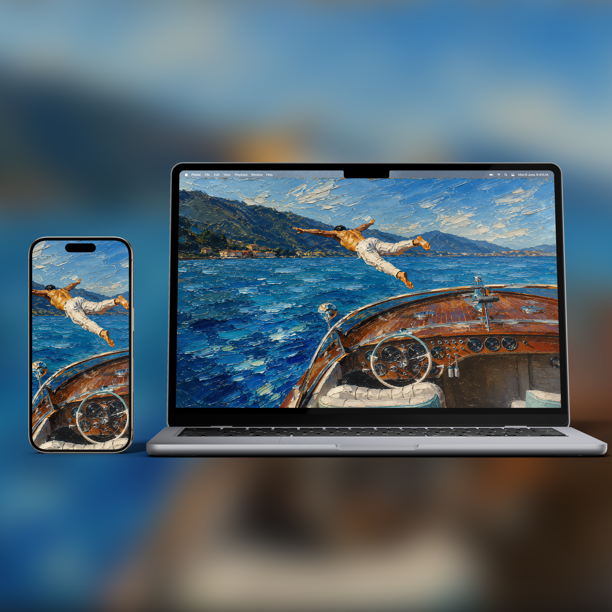 'Diving Opulence' - Akiyo single (Designed for all screens)