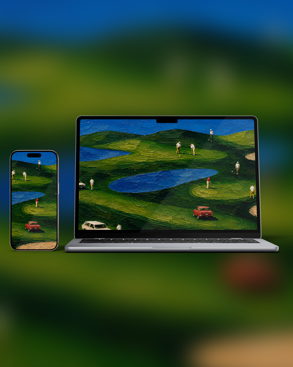 'Golf' - Vol. 1 (8 Designs for every screen)