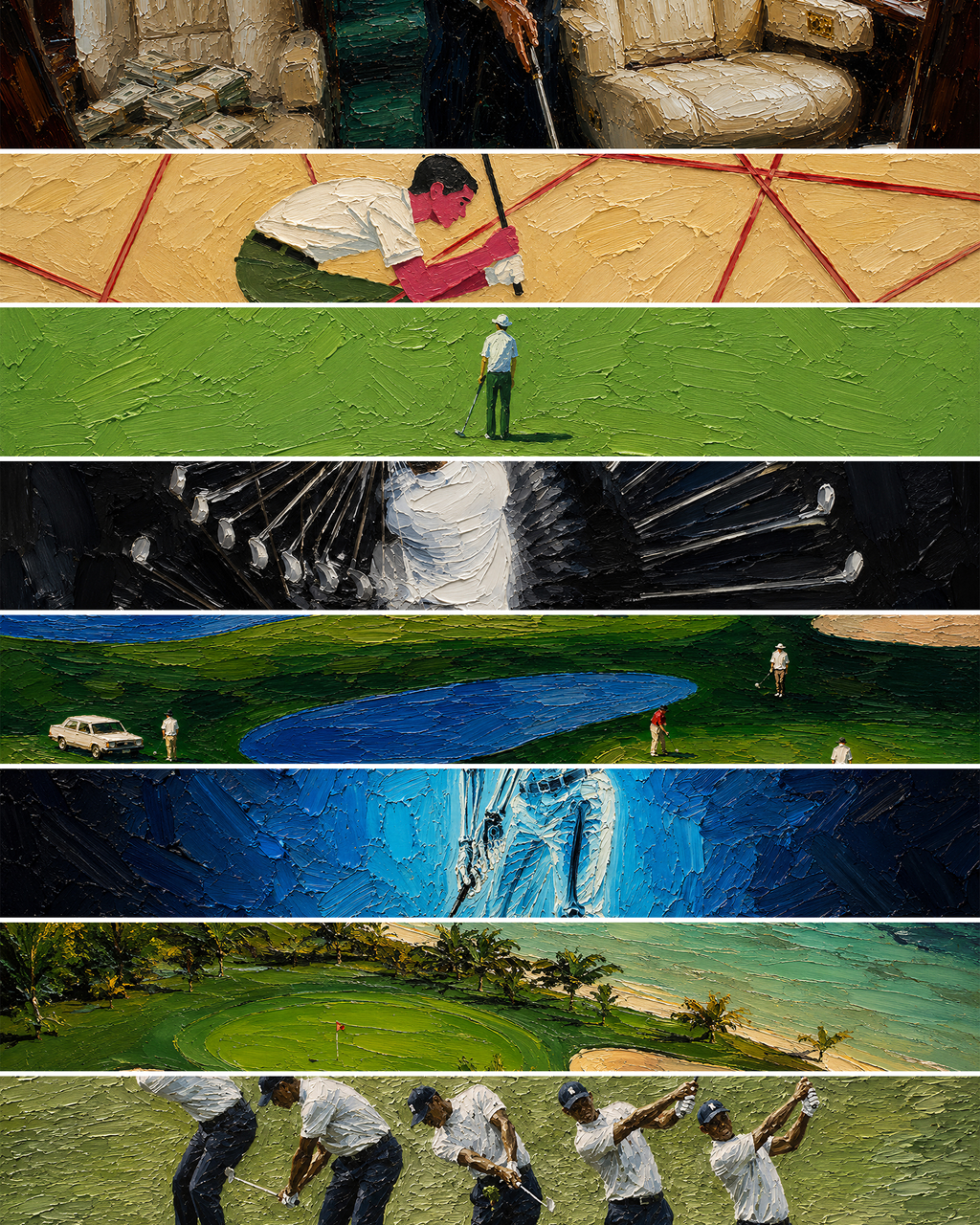 'Golf' - Vol. 1 (8 Designs for every screen)